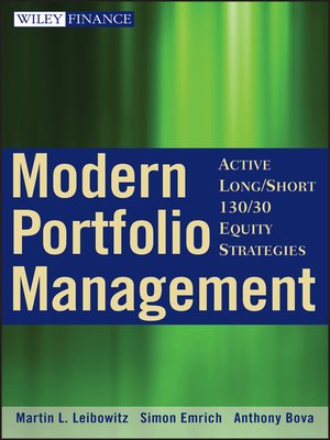 cover image of Modern Portfolio Management